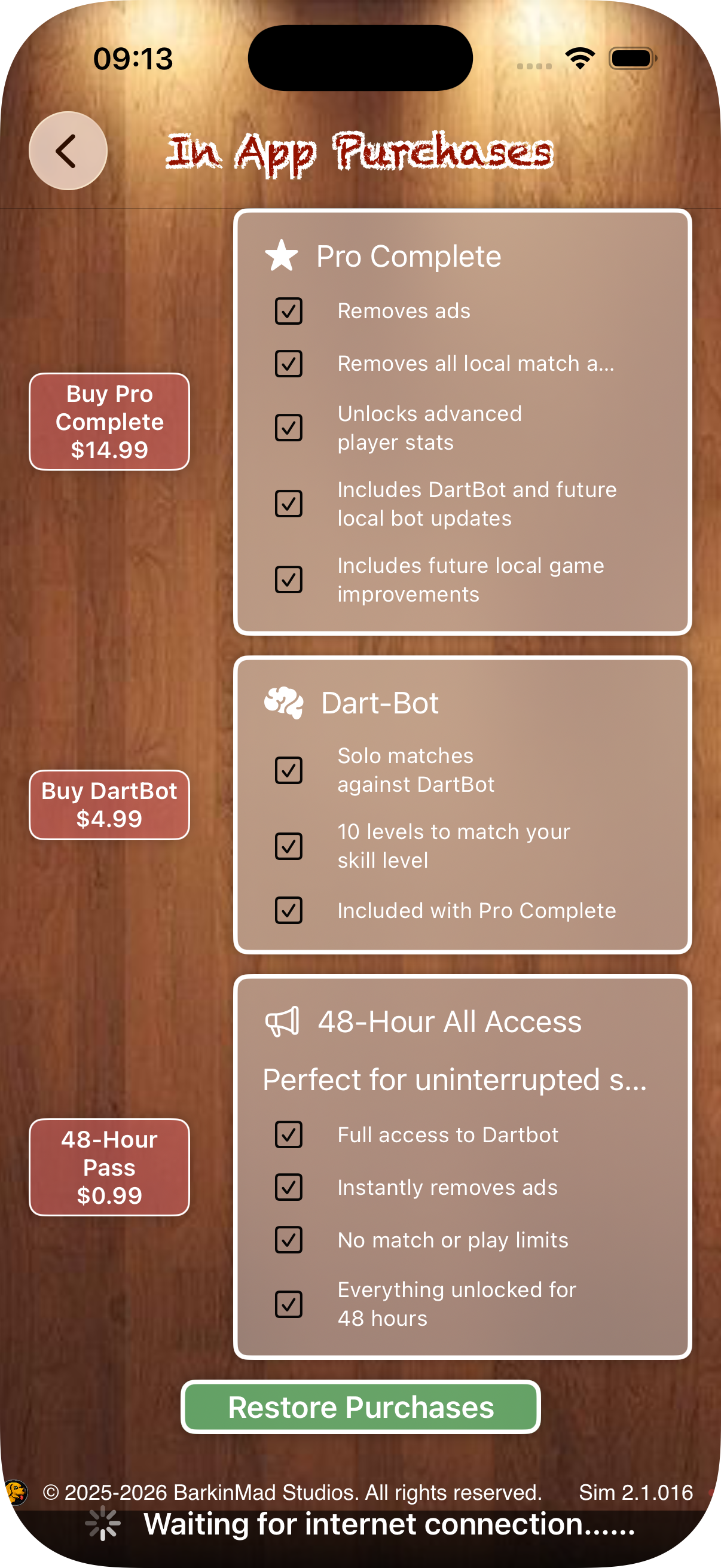 Game Of Darts Premium Access