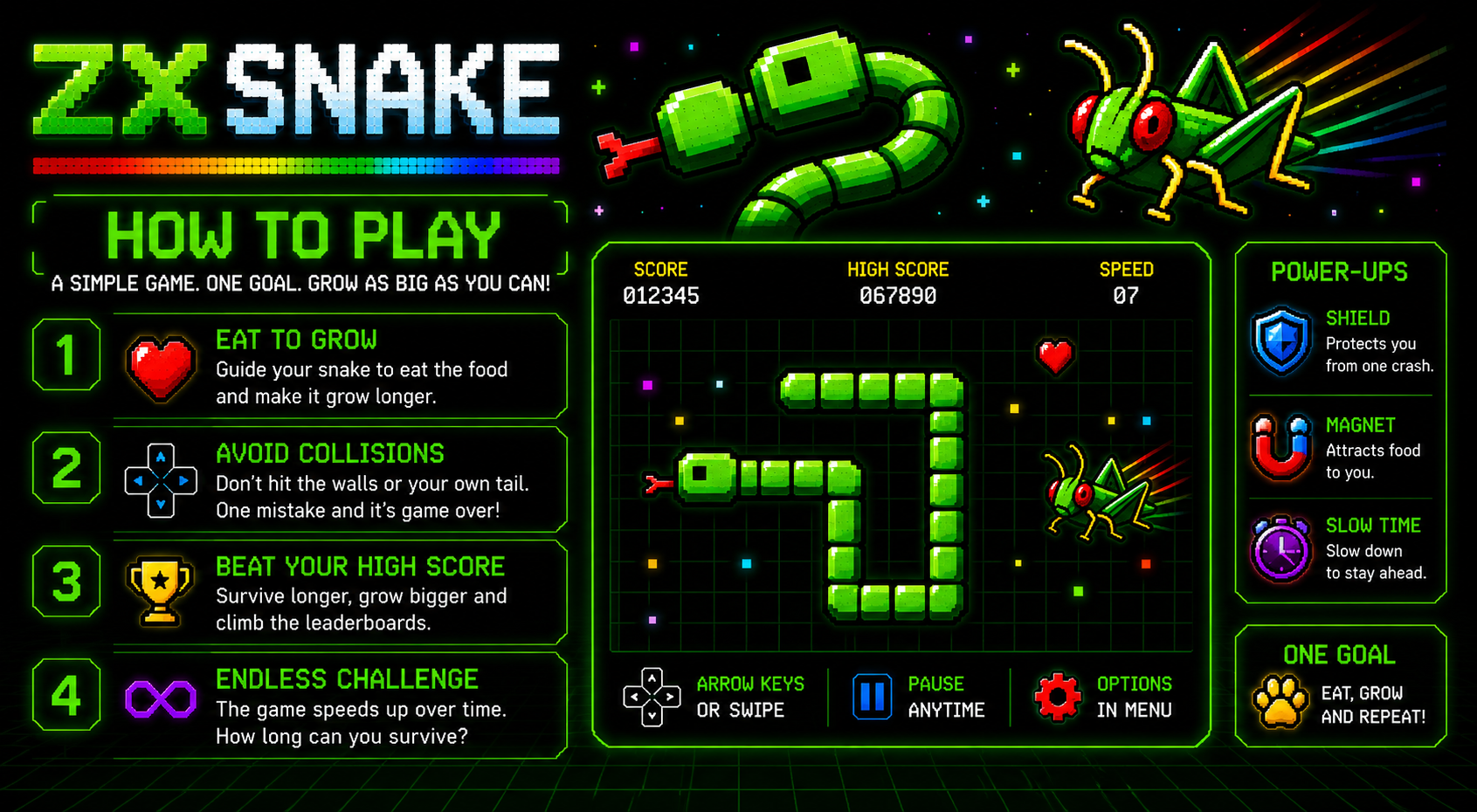 ZXSnake gameplay