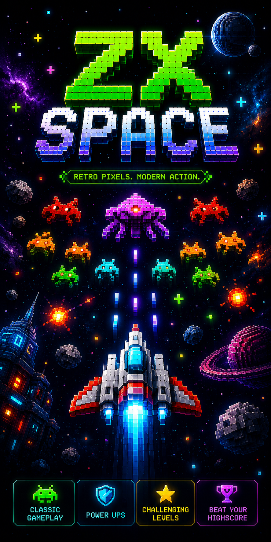 ZXSpace gameplay overview