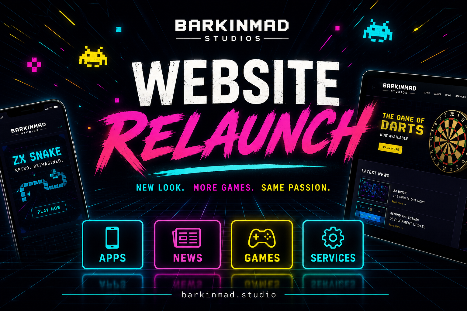 BarkinMad Studios Website Relaunch